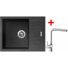 Sinks Perfecto 650 Pureblack + Elka Sinks Perfecto 650 Pureblack + Elka