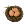 Hniezdo s vajíčkami 9 cm Hniezdo s vajíčkami 9 cm