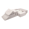 Krémové menčestrové penové ihrisko 100x35x40 cm Montessori – Meowbaby Krémové menčestrové penové ihrisko 100x35x40 cm Montessori – Meowbaby