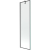 Mexen Next sprchová zástena 1-krídlová 50 x 150 cm, čierny rám, gun gray brúsený - 895-050-000-00-70-66 Mexen Next sprchová zástena 1-krídlová 50 x 150 cm, čierny rám, gun gray brúsený - 895-050-000-00-70-66