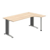OFFICE PRO s.r.o. HOBIS kancelársky stôl pracovný tvarový, ergo ľavý - FE 1800 L, agát OFFICE PRO s.r.o. HOBIS kancelársky stôl pracovný tvarový, ergo ľavý - FE 1800 L, agát
