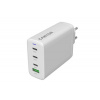 Canyon OnCharge 140ACC, vysokorýchlostná univerzálna nabíjačka do steny, 3xUSB-C 140W/100W/65W, 1xUSB-A 60W, biela CNS-CUW140ACC Canyon OnCharge 140ACC, vysokorýchlostná univerzálna nabíjačka do steny, 3xUSB-C 140W/100W/65W, 1xUSB-A 60W, biela CNS-CUW140ACC