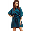Elegantné šaty NICOLA s opaskom - fľaškovo zelené 287-2 2XL/3XL Elegantné šaty NICOLA s opaskom - fľaškovo zelené 287-2 2XL/3XL