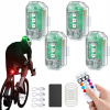 4X BEZDRÔTOVÉ STROBOSKOPICKÉ LED RGB SVETLÁ 8 FARIEB DO AUTA MOTOCYKLA 4X BEZDRÔTOVÉ STROBOSKOPICKÉ LED RGB SVETLÁ 8 FARIEB DO AUTA MOTOCYKLA