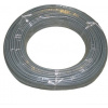 DATACOM FTP Cat5e PVC kabel 100m (drát), šedý 1365 DATACOM FTP Cat5e PVC kabel 100m (drát), šedý 1365
