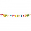 Girlanda HAPPY BIRTHDAY 11cm x 1,5m 66806 Girlanda HAPPY BIRTHDAY 11cm x 1,5m 66806