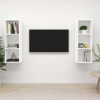zahrada-XL Nástenné TV skrinky 2 ks biele drevotrieska 3079853 zahrada-XL Nástenné TV skrinky 2 ks biele drevotrieska 3079853