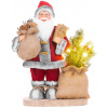 Dekorácia MagicHome Vianoce, Santa s taškou a stromčekom, LED, 3xAAA, 30 cm Dekorácia MagicHome Vianoce, Santa s taškou a stromčekom, LED, 3xAAA, 30 cm