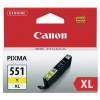 HAKY Canon originál ink CLI-551 XL Y, 6446B001, yellow, 665str., 11ml, high capacity HAKY Canon originál ink CLI-551 XL Y, 6446B001, yellow, 665str., 11ml, high capacity