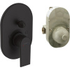 HANSGROHE Vernis Shape páková vaňová batéria pod omietku (obsahuje teleso), pre 2 výstupy, matná čierna, 71472670 HANSGROHE Vernis Shape páková vaňová batéria pod omietku (obsahuje teleso), pre 2 výstupy, matná čierna, 71472670