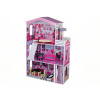 Lean Toys Drevený domček pre bábiky - Villa Kamelia ružový
