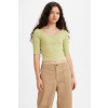 Dámske tričko LEVI'S® Dry Goods Pointelle A4769-0003 Farba: Zelená, Veľkosť: M Dámske tričko LEVI'S® Dry Goods Pointelle A4769-0003 Farba: Zelená, Veľkosť: M