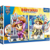 TREFL Puzzle BABY MAXI Paw patrol - Sky a Rubble 10 dielikov obojstranné TREFL Puzzle BABY MAXI Paw patrol - Sky a Rubble 10 dielikov obojstranné