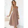 Béžové korzetové midi šaty VIVIENNE 641-2 M Béžové korzetové midi šaty VIVIENNE 641-2 M