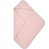 Mušelínová osuška s kapucňou NATURE, 80x80 cm, pudrově růžová Mušelínová osuška s kapucňou NATURE, 80x80 cm, pudrově růžová