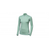 SENSOR MERINO DF dámské triko dl.rukáv zip basil green S SENSOR MERINO DF dámské triko dl.rukáv zip basil green S