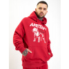 Pánská mikina Amstaff s kapucí Logo 2.0 red velikost: S Pánská mikina Amstaff s kapucí Logo 2.0 red velikost: S