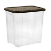 Tontarelli Box ARIANNA 30L s vekom, transparent / hnedá 8034180A31 Tontarelli Box ARIANNA 30L s vekom, transparent / hnedá 8034180A31