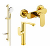 Mexen Milo DF05 sprchový set, zlatý - 713154DF05-50 Mexen Milo DF05 sprchový set, zlatý - 713154DF05-50