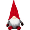 Postavička MagicHome Vianoce, Škriatok s krátkymi nohami, látkový, červeno-sivý, 23x16x36 cm Postavička MagicHome Vianoce, Škriatok s krátkymi nohami, látkový, červeno-sivý, 23x16x36 cm