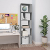 zahrada-XL Knižnica sivý dub sonoma 45x24x160 cm spracované drevo 826376 zahrada-XL Knižnica sivý dub sonoma 45x24x160 cm spracované drevo 826376