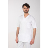 Pánska farebná zdravotnícka košeľa M-074C, biela, 58 (Zdravotnícke oblečenie) Pánska farebná zdravotnícka košeľa M-074C, biela, 58 (Zdravotnícke oblečenie)