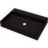 Deante Correo, granitové umývadlo na dosku 600x400x100 mm, čierna matná, CQR_NU6S Deante Correo, granitové umývadlo na dosku 600x400x100 mm, čierna matná, CQR_NU6S