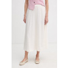 Tommy Hilfiger sukňa s ľanom WW0WW48966 béžová L Tommy Hilfiger sukňa s ľanom WW0WW48966 béžová L