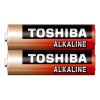TOSHIBA RED ALKALINE LR6 AA 1,5V Alkalické batérie 2ks TOSHIBA RED ALKALINE LR6 AA 1,5V Alkalické batérie 2ks