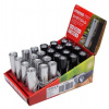 Svietidlo Strend Pro Flashlight NX1051, 50 lm, USB nabíjanie, čierna/strieborná, 77x19 mm, Sellbox 24 ks Svietidlo Strend Pro Flashlight NX1051, 50 lm, USB nabíjanie, čierna/strieborná, 77x19 mm, Sellbox 24 ks