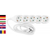 Cable GERMAN socket Strend Pro DG-805B 1,50 m, 5 sockets, HU, RO, SRB, CRO Cable GERMAN socket Strend Pro DG-805B 1,50 m, 5 sockets, HU, RO, SRB, CRO