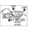 Koncový tlmič výfuku MTS 01.96120 Koncový tlmič výfuku MTS 01.96120
