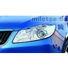 Kryty světlometů Milotec (mračítka) - ABS černý, Škoda Fabia II Facelift Kryty světlometů Milotec (mračítka) - ABS černý, Škoda Fabia II Facelift