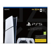 Sony PS5 Slim Digital/EAS (Model Slim) + bezdrôtový ovládac PlayStation 5 DualSense, biely Sony PS5 Slim Digital/EAS (Model Slim) + bezdrôtový ovládac PlayStation 5 DualSense, biely