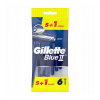 Gillette jednorazové žiletky Blue II 6ks Gillette jednorazové žiletky Blue II 6ks