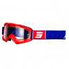 SHOT ASSAULT FASHION navy/červené MX okuliare + číre sklo SHOT ASSAULT FASHION navy/červené MX okuliare + číre sklo