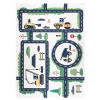 Dětský kusový koberec Bambino 2223 Streets cars cream 160x220 cm Dětský kusový koberec Bambino 2223 Streets cars cream 160x220 cm