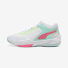 PUMA PUMA Court Pro basketbalová obuv bielo-zeleno-ružová 42 PUMA PUMA Court Pro basketbalová obuv bielo-zeleno-ružová 42