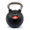 TRINFIT Kettlebell kov / guma s chrom madlem PREMIUM 36 kg TRINFIT Kettlebell kov / guma s chrom madlem PREMIUM 36 kg