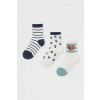 Ponožky pre bábätká Mayoral 3-pak 10056.6G.Mini.9BYA biela 39/40 Ponožky pre bábätká Mayoral 3-pak 10056.6G.Mini.9BYA biela 39/40