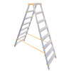 Alve Eurostyl schodíky 2 x 8 priečok 182 cm 928 (Obojstranné hliníkové schodíky s integrovaným pántom horných nášľapov) Alve Eurostyl schodíky 2 x 8 priečok 182 cm 928 (Obojstranné hliníkové schodíky s integrovaným pántom horných nášľapov)