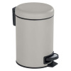 Sivý pedálový odpadkový kôš Wenko Leman, 3 l Sivý pedálový odpadkový kôš Wenko Leman, 3 l