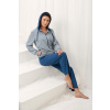 Domáce oblečenie pre dámy - Luna 300 L Modrá Domáce oblečenie pre dámy - Luna 300 L Modrá