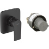 HANSGROHE Vernis Shape páková sprchová batéria pod omietku (obsahuje teleso), pre 1 výstup, matná čierna, 71662670 HANSGROHE Vernis Shape páková sprchová batéria pod omietku (obsahuje teleso), pre 1 výstup, matná čierna, 71662670