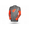 Mikina cross enduro UFO Kimura Junior šedá oranžová XXXS Mikina cross enduro UFO Kimura Junior šedá oranžová XXXS