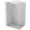 Mexen Lunar sprchová kabína ľavá 90 x 80 cm, transparentná, zlatá brúsená - 834-090-080-55-00-L Mexen Lunar sprchová kabína ľavá 90 x 80 cm, transparentná, zlatá brúsená - 834-090-080-55-00-L