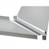 Spojka 90° z Alu 25 mm pre vonkajšie rohy - strieborný elox EV1 Rozmer: 280 mm Spojka 90° z Alu 25 mm pre vonkajšie rohy - strieborný elox EV1 Rozmer: 280 mm