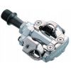 SPD pedále Shimano PD-M540 strieborné + kufre SM-SH51 SPD pedále Shimano PD-M540 strieborné + kufre SM-SH51