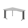 OFFICE PRO s.r.o. HOBIS kancelársky stôl pracovný tvarový, ergo pravý - FEV 60 P, šedá OFFICE PRO s.r.o. HOBIS kancelársky stôl pracovný tvarový, ergo pravý - FEV 60 P, šedá