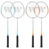 Súprava rakiet na bedminton WISH Steeltec 416K, zeleno/modrá Súprava rakiet na bedminton WISH Steeltec 416K, zeleno/modrá